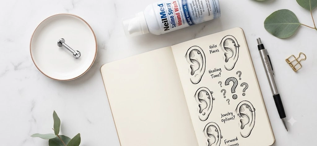 Helix piercing FAQ — 60 most asked questions 2026